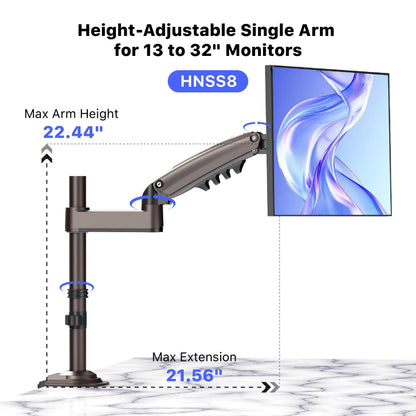 Stackable Dual Gaming Monitor Arm